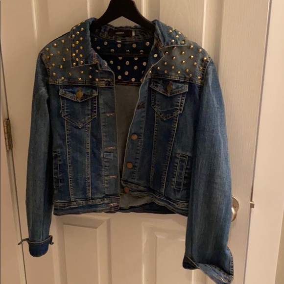 Forever 21 Studden Denim Jacket - Picture 1 of 3